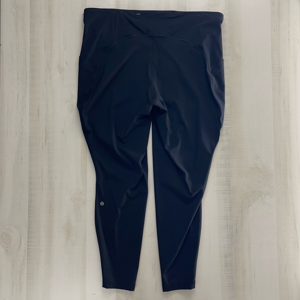 LULULEMON fast & free nulux workout leggings slimming lounge travel gym 20